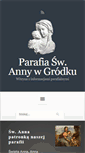 Mobile Screenshot of grodek.zamojskolubaczowska.pl