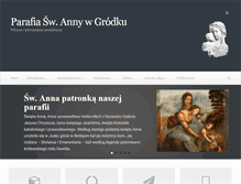 Tablet Screenshot of grodek.zamojskolubaczowska.pl
